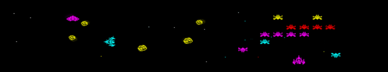 modern ZX Spectrum and 8-bit retro arcade games